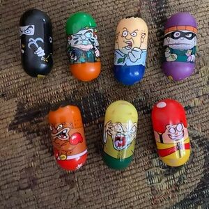 Mighty Beanz Mixed Lot of 7 Moose Toys